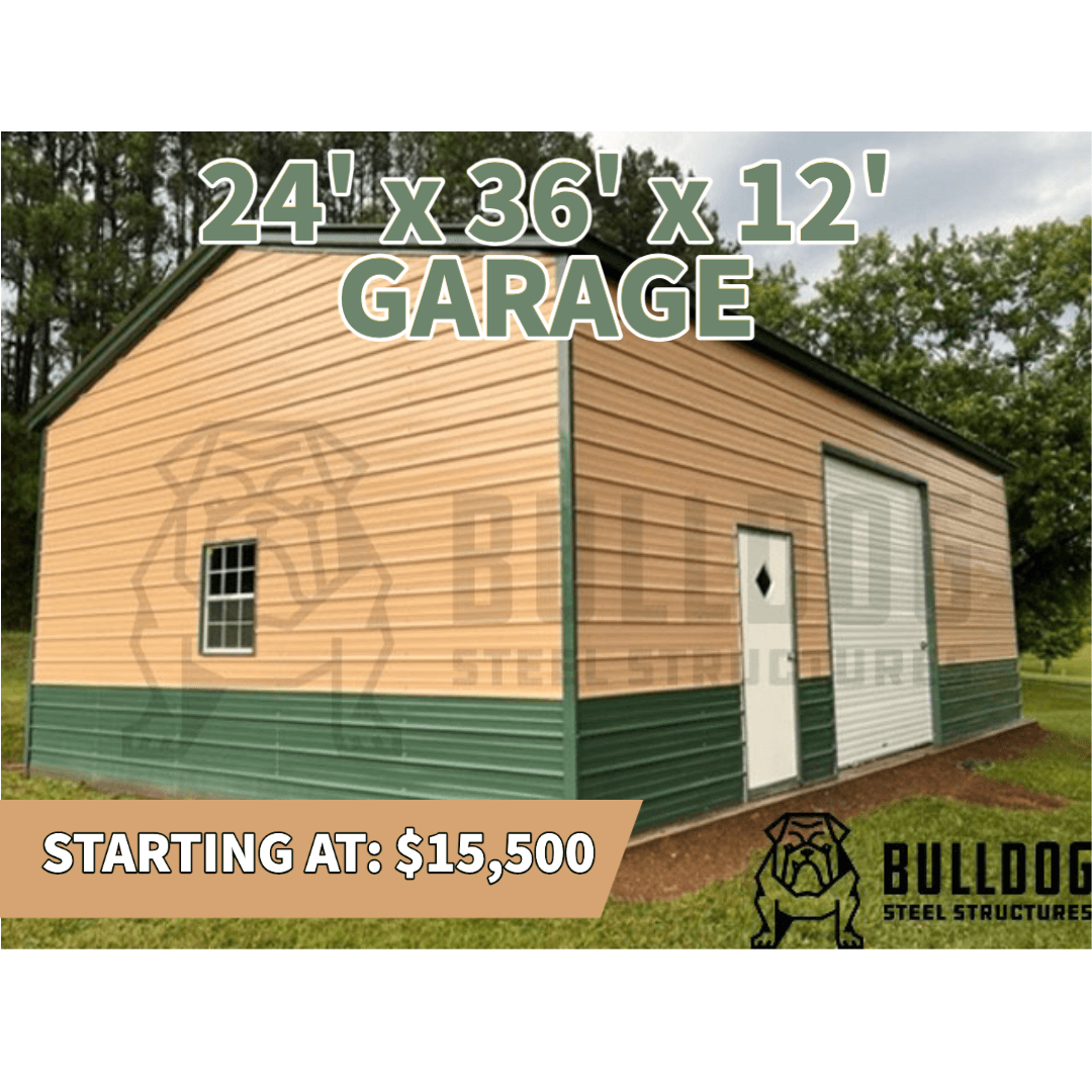 24’ x 36’ x 12’ Garage