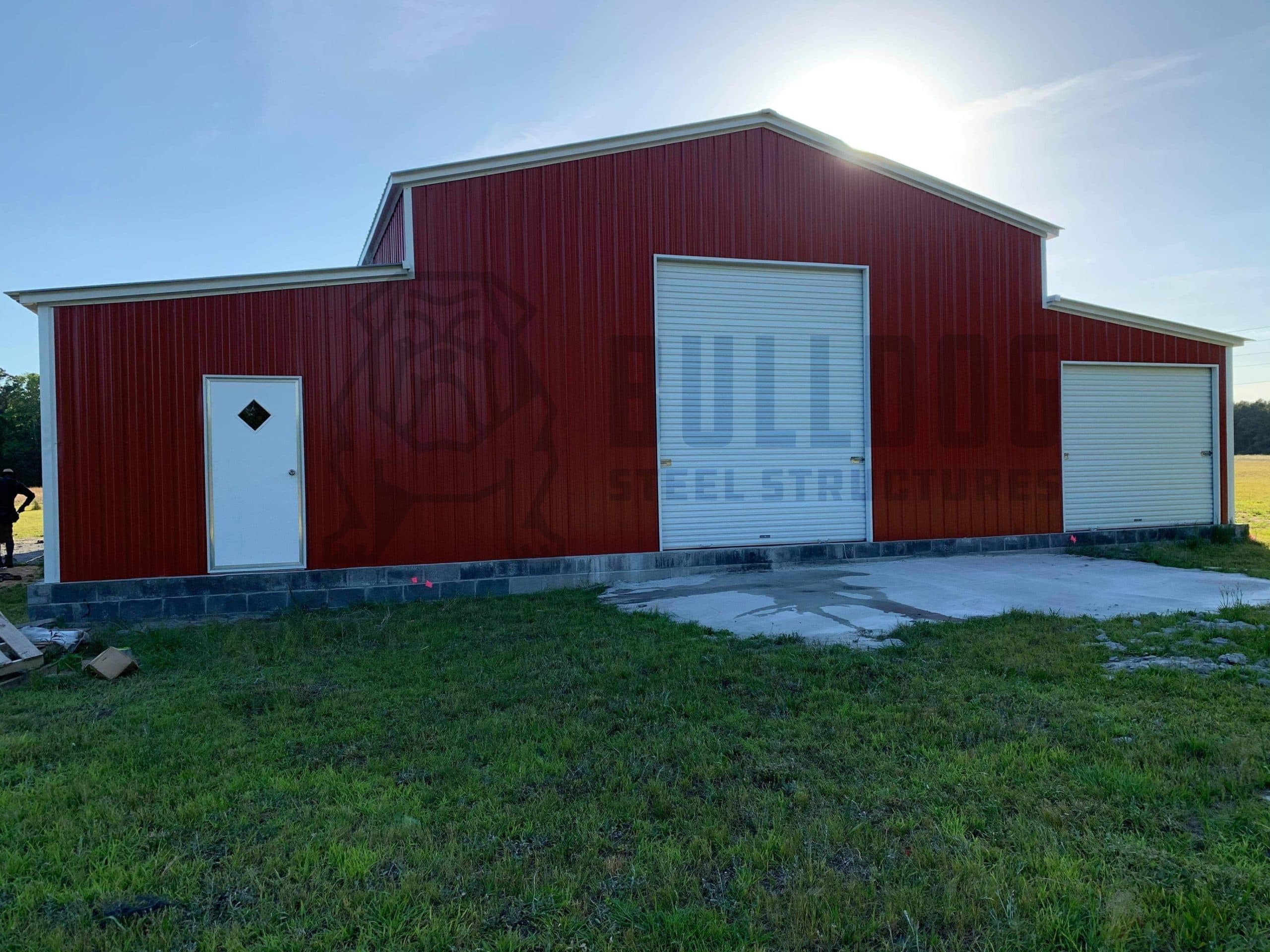 48' x 40' x 14'-8' All Vertical Carolina Barn