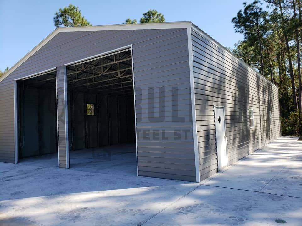 34' x 60' x 13' Commercial Building with Lap Siding